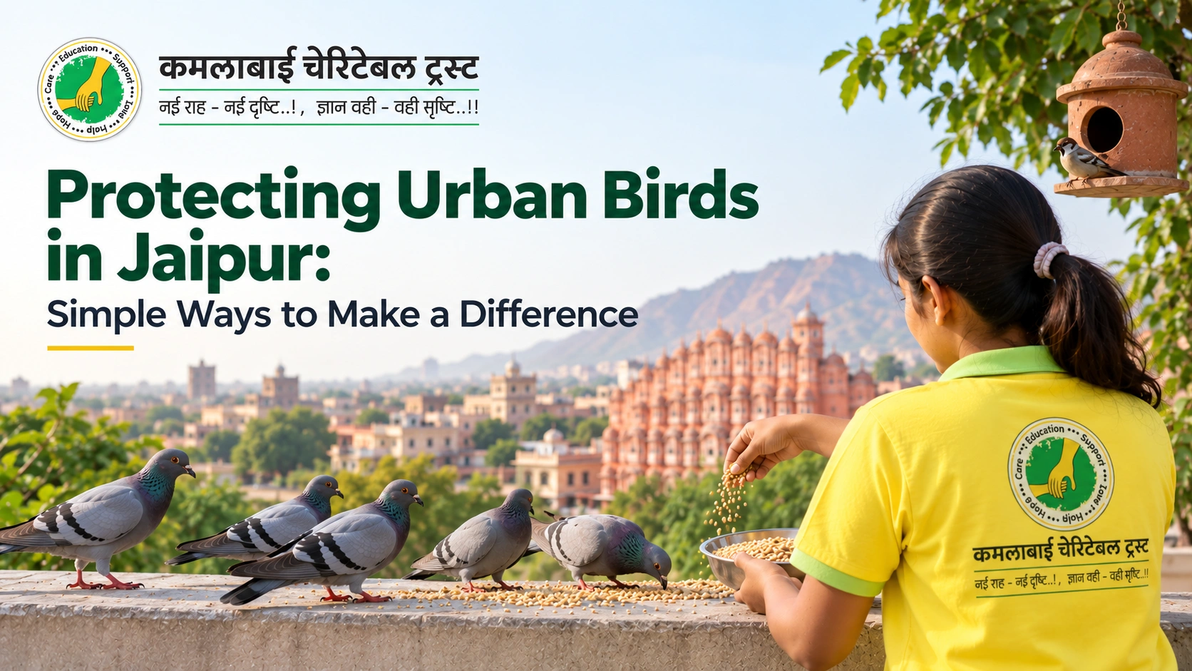 Protecting Urban Birds in Jaipur Simple Ways to Make a Difference