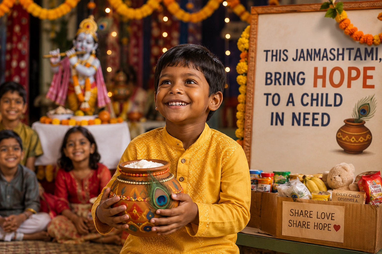 This Janmashtami, Bring Hope to a Child in Need